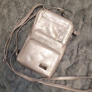Silver Koltov Crossbody Wallet Purse